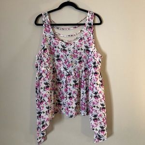 NWT torrid sheer floral tank